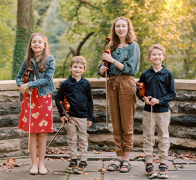 Doctor Koops and his family at home