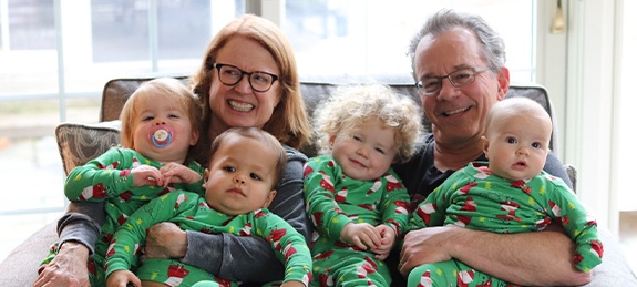 Doctor Faist his wife and four grand children