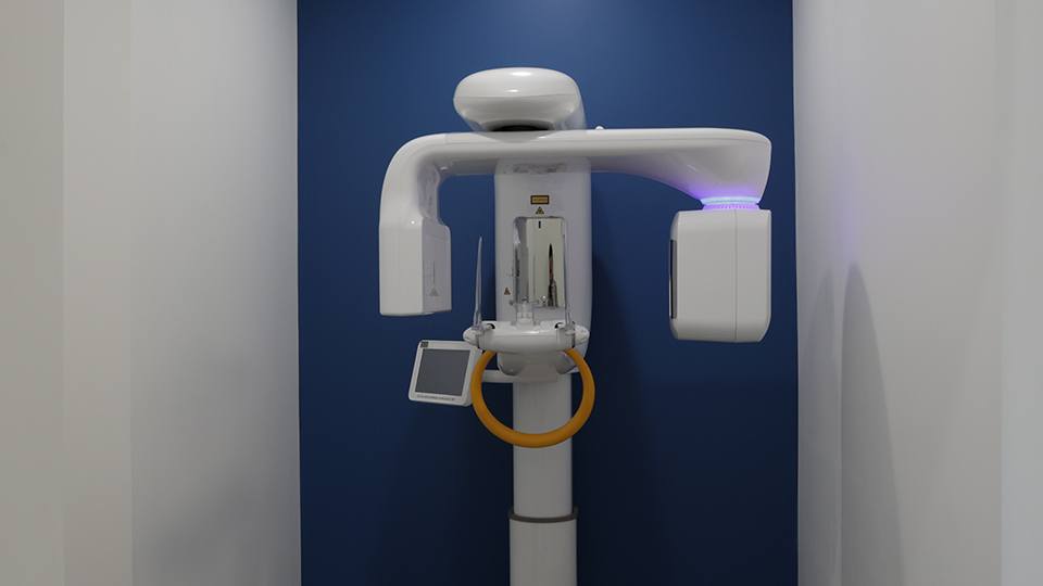 Modern dental exam room