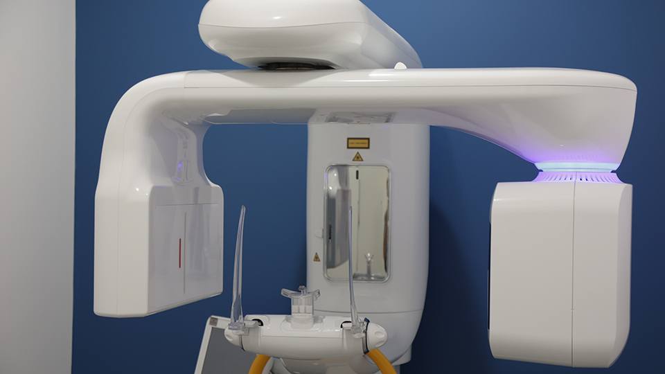 Modern dental exam room