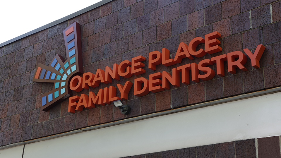 Modern dental exam room