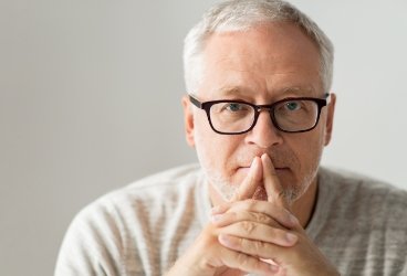 Man considering sedation dentistry