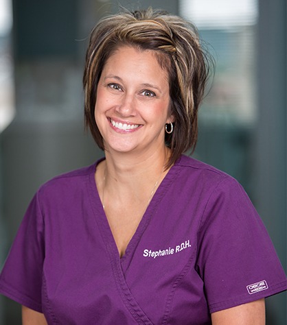 Dental hygienist Stephanie