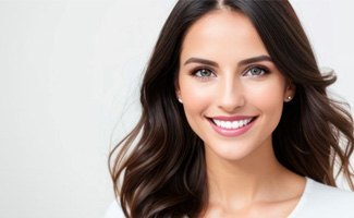 Smiling woman with perfect teeth