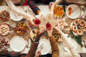 holiday dinner toast